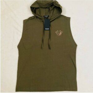 TRUE RELIGION Horseshoe Box Hoodie Tank